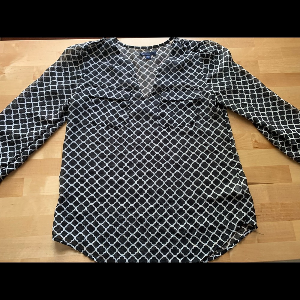 GAP Sheer Spring/Summer Blouse